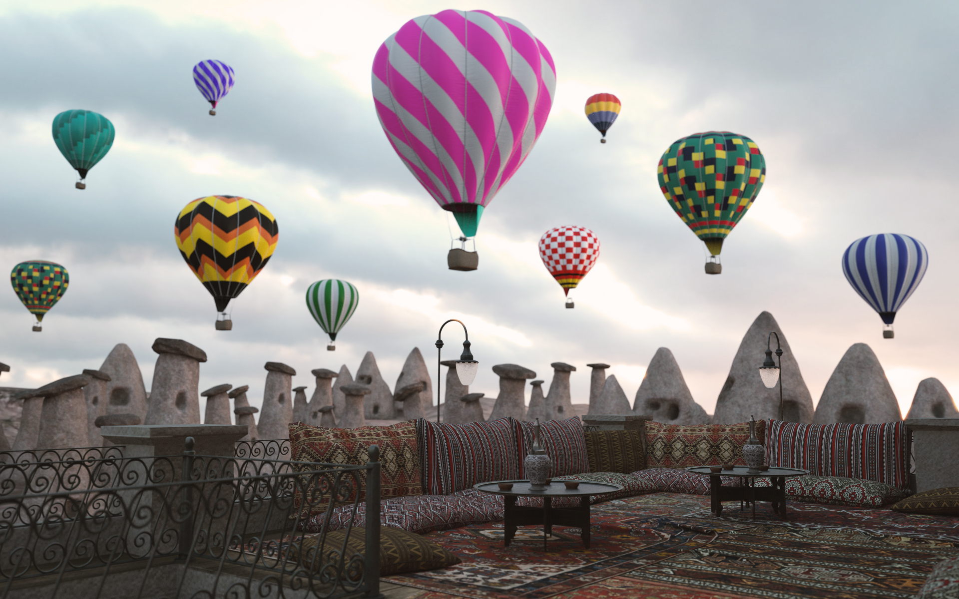 Magic of Cappadocia by: 3dLab, 3D Models by Daz 3D