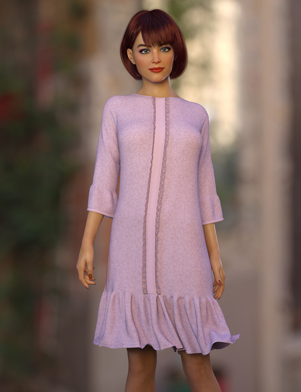 dForce Clio Dress for Genesis 8 Female(s) by: Nelmi, 3D Models by Daz 3D