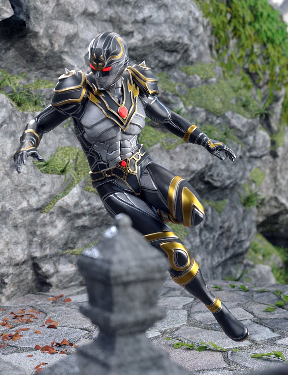XuanWu - The Black Turtle Outfit for Genesis 8 Male(s) XuanWu - The Black Turtle Outfit for Genesis 8 Male(s) by: Jerry Jang, 3D Models by Daz 3D