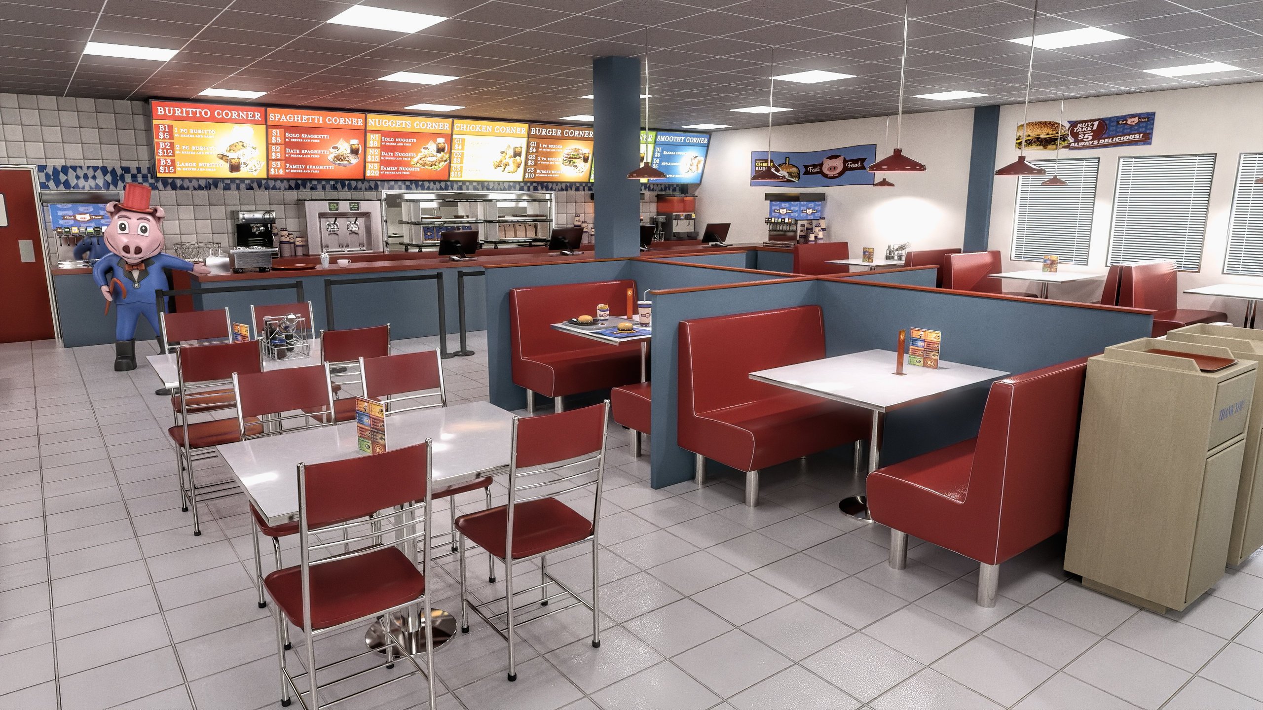 FG Fast Food by: Fugazi1968Ironman, 3D Models by Daz 3D