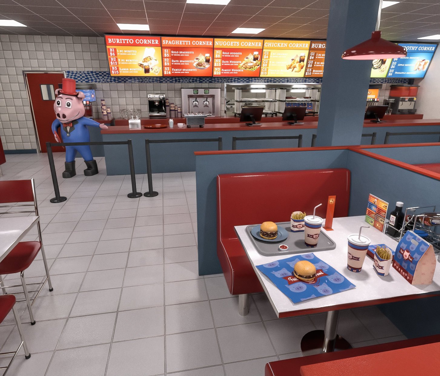 FG Fast Food FG Fast Food by: Fugazi1968Ironman, 3D Models by Daz 3D