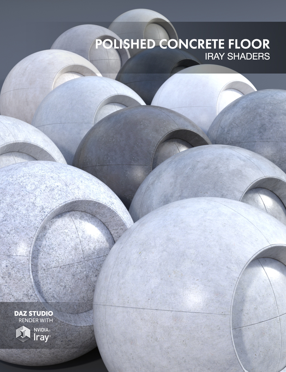Polished Concrete Floor - Iray Shaders by: Dimidrol, 3D Models by Daz 3D