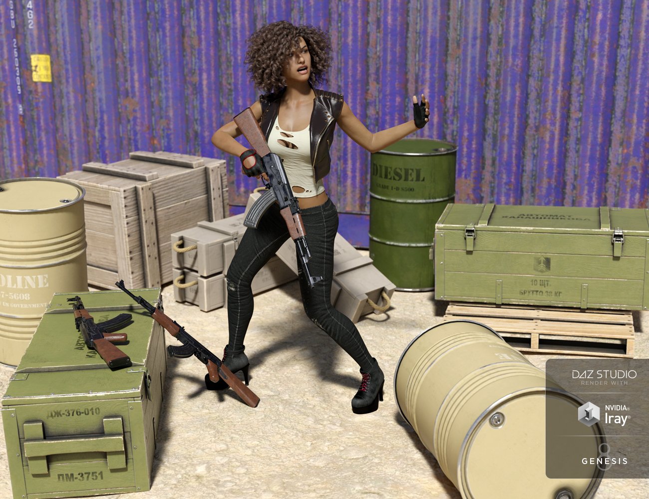 Shipping Crates and Cargo Shipping Crates and Cargo by: Rascal3D, 3D Models by Daz 3D