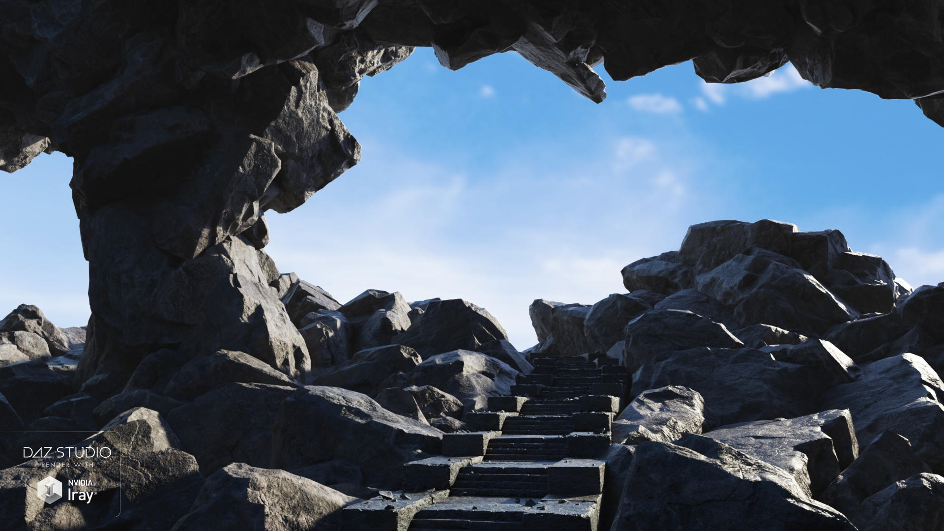 Temple Cave Temple Cave by: Andrey Pestryakov, 3D Models by Daz 3D
