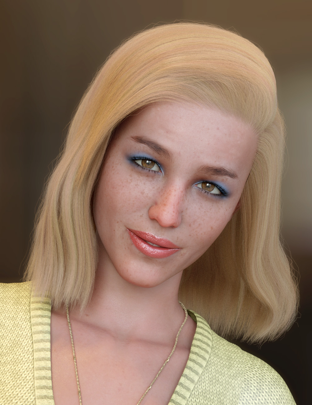dForce LongFlip Hair for Genesis 8 Female(s) by: PhilW, 3D Models by Daz 3D
