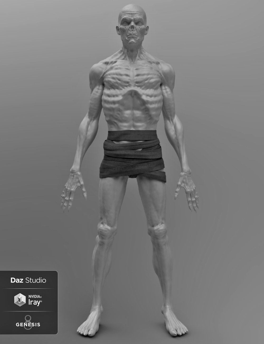 Mummy HD for Genesis 8 Male Mummy HD for Genesis 8 Male by: Josh Crockett, 3D Models by Daz 3D