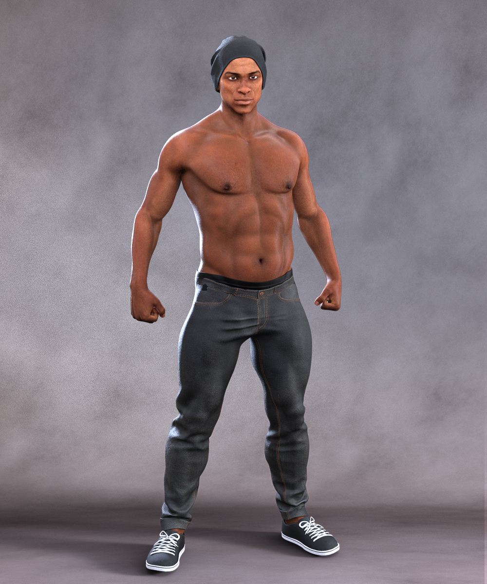 Khalan Character and Hair for Genesis 8 Male | Daz 3D