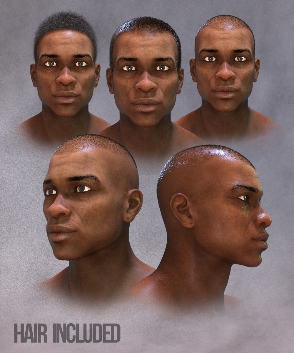 Khalan Character and Hair for Genesis 8 Male Khalan Character and Hair for Genesis 8 Male by: Matari3D, 3D Models by Daz 3D