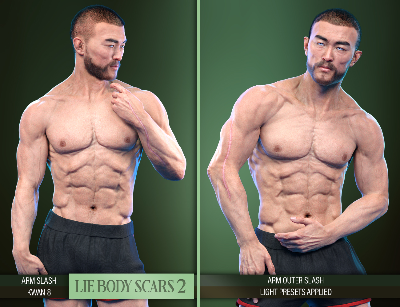 LIE Body Scars 2 for Genesis 3 and 8 Male(s) LIE Body Scars 2 for Genesis 3 and 8 Male(s) by: FenixPhoenixEsid, 3D Models by Daz 3D