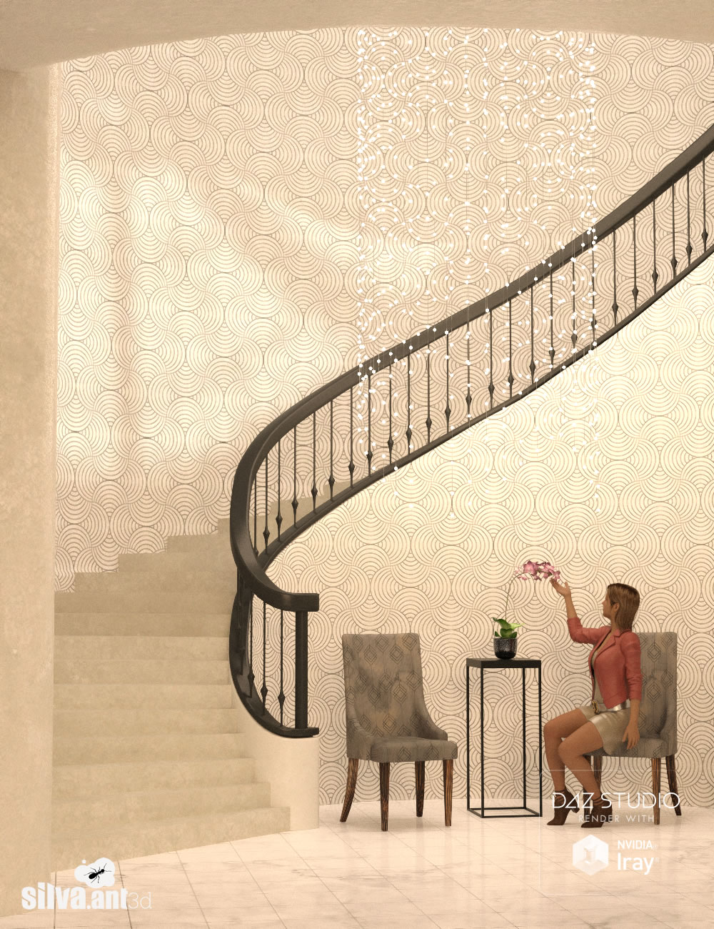 Grand Entrance Grand Entrance by: SilvaAnt3d, 3D Models by Daz 3D