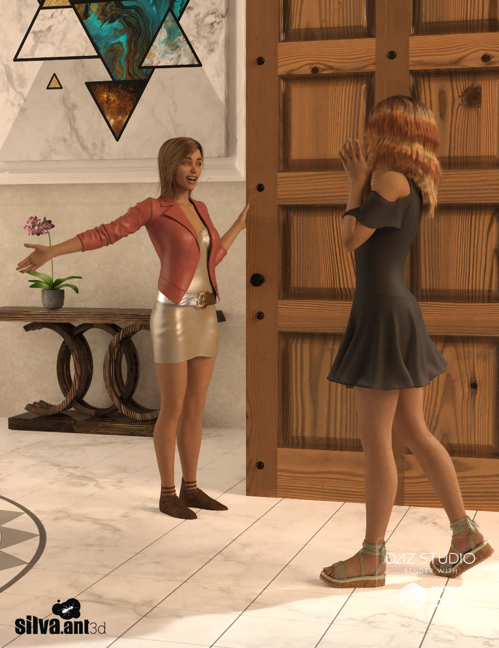 Grand Entrance Grand Entrance by: SilvaAnt3d, 3D Models by Daz 3D