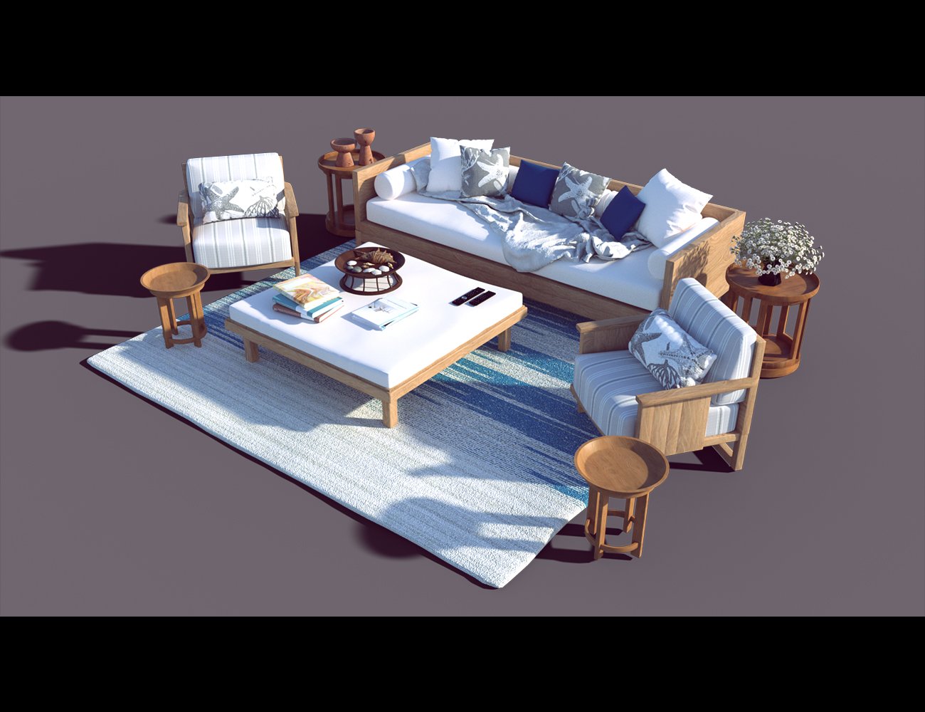 Honeymoon Living Room Props by: Polish, 3D Models by Daz 3D