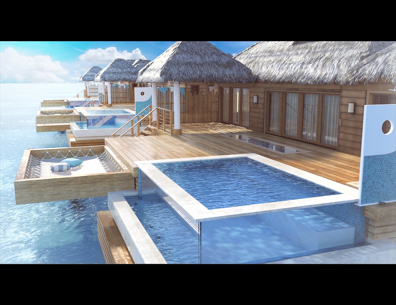 Honeymoon Overwater Bungalow Honeymoon Overwater Bungalow by: Polish, 3D Models by Daz 3D