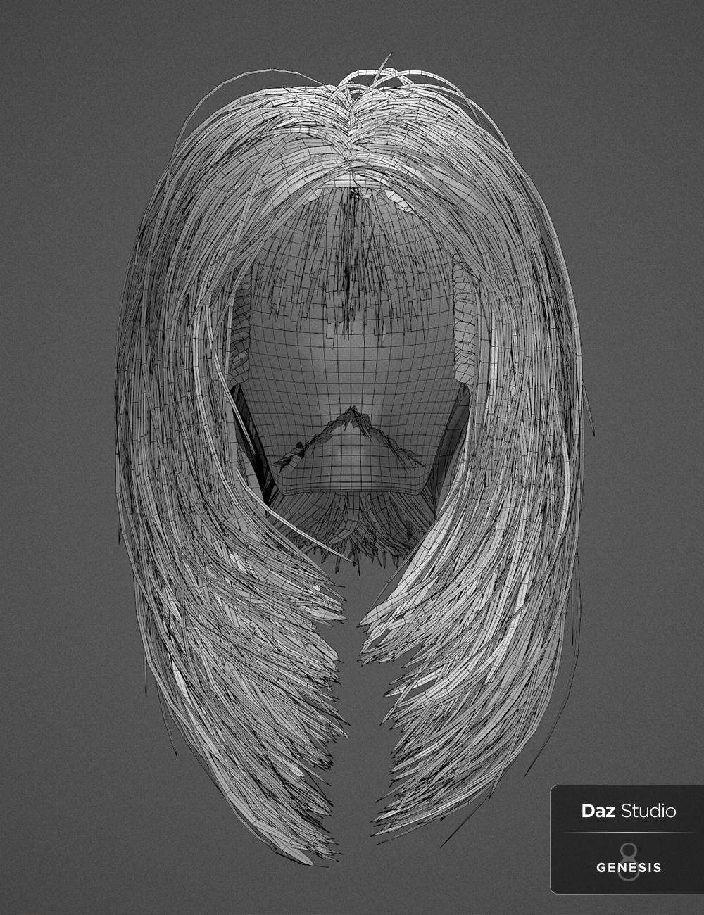 Nirv Fashion Stylized Bob Hair by: Nirvana, 3D Models by Daz 3D