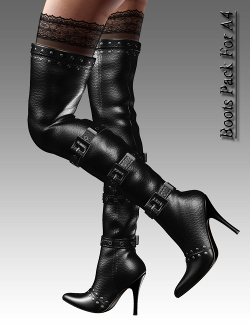 Boots Pack For A4 | Daz 3D