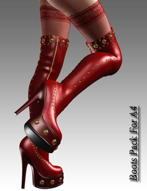 Boots Pack For A4 Daz 3D
