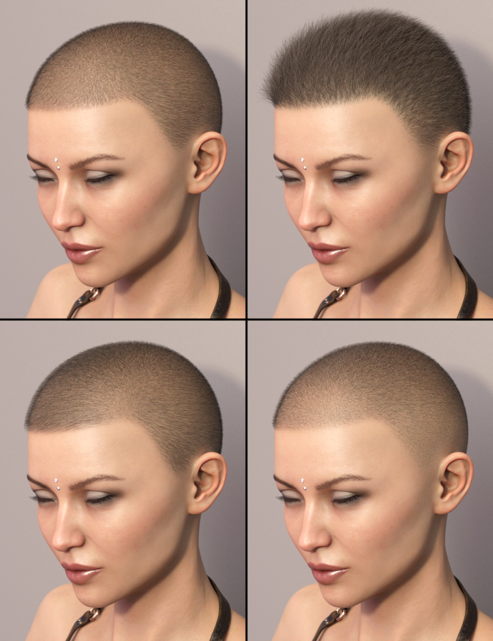 LI La Femme Hair for Genesis 8 Female(s) by: Laticis Imagery, 3D Models by Daz 3D