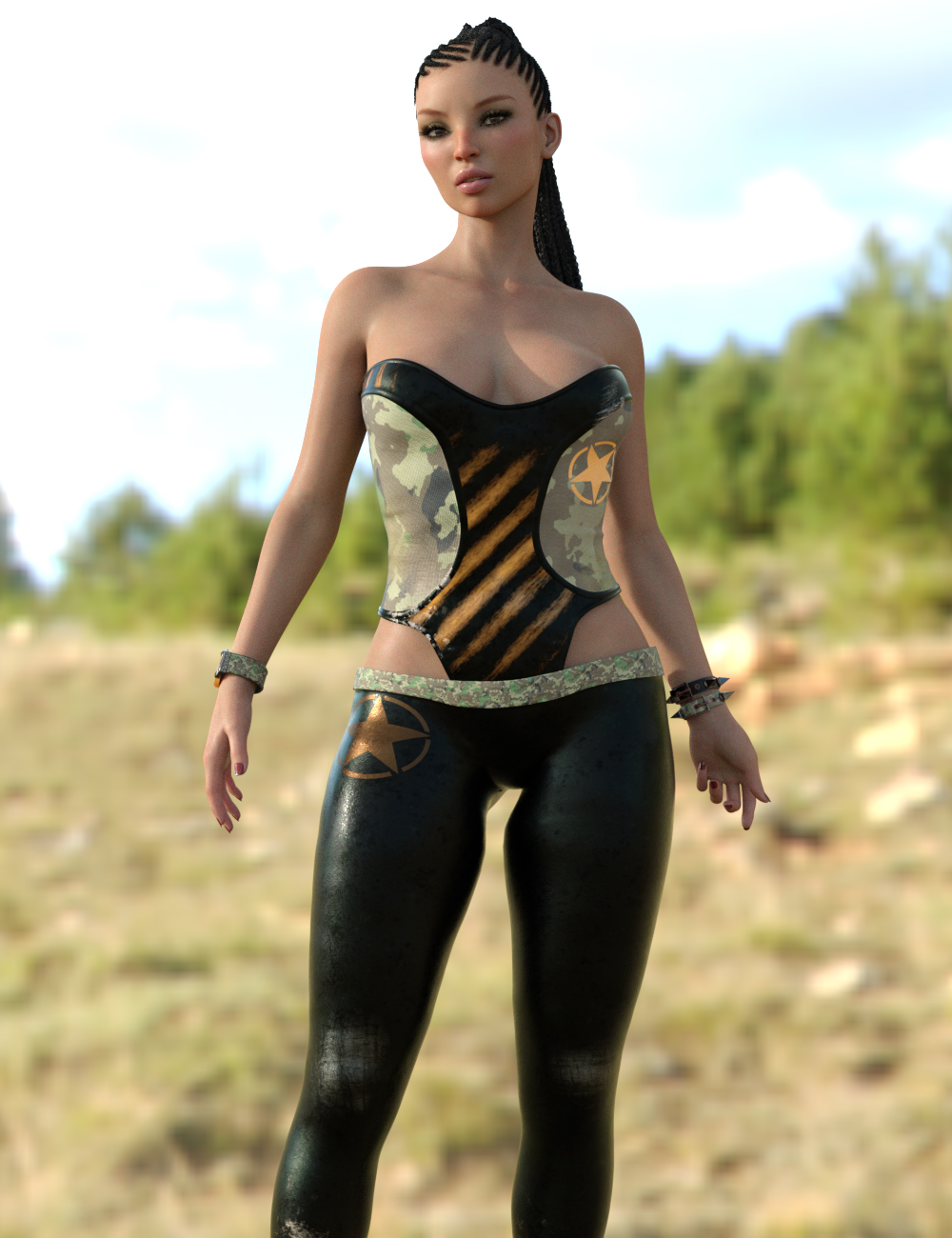Rox Elite Outfit for Genesis 8 Female(s) by: ParallaxCreatesParallaxCreates, 3D Models by Daz 3D