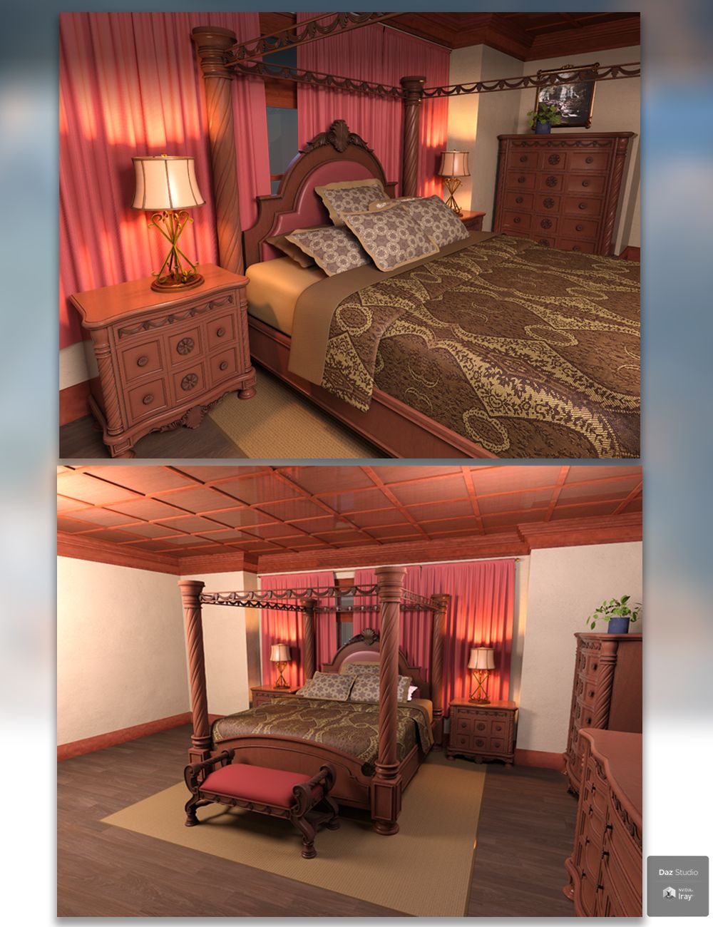 FG Comfy Bedroom FG Comfy Bedroom by: Paper TigerFugazi1968Ironman, 3D Models by Daz 3D