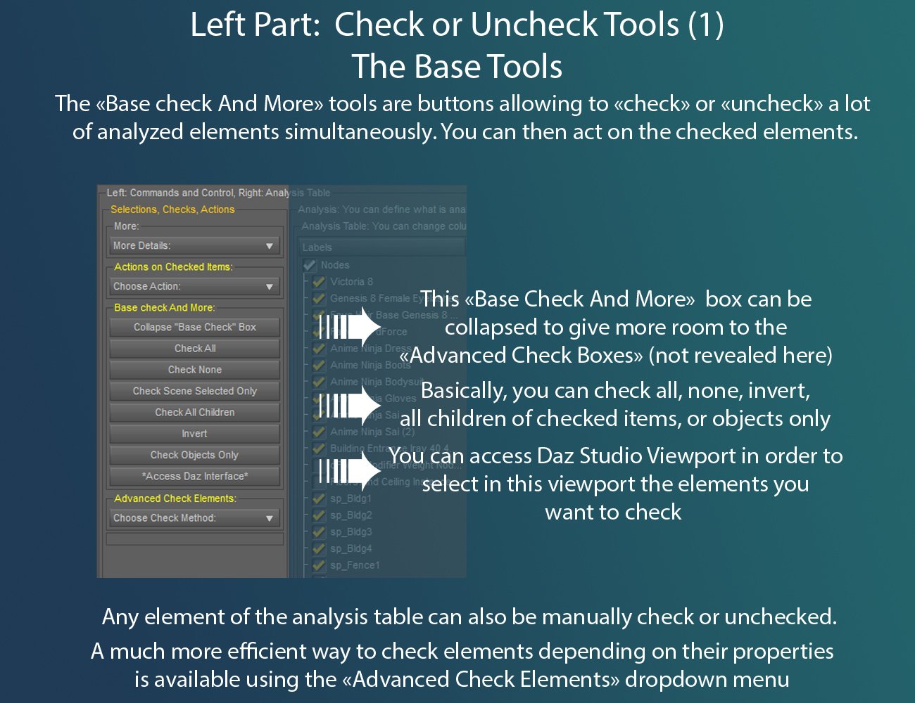 Scene Analyzer Organizer Simplifier Scene Analyzer Organizer Simplifier by: V3Digitimes, 3D Models by Daz 3D