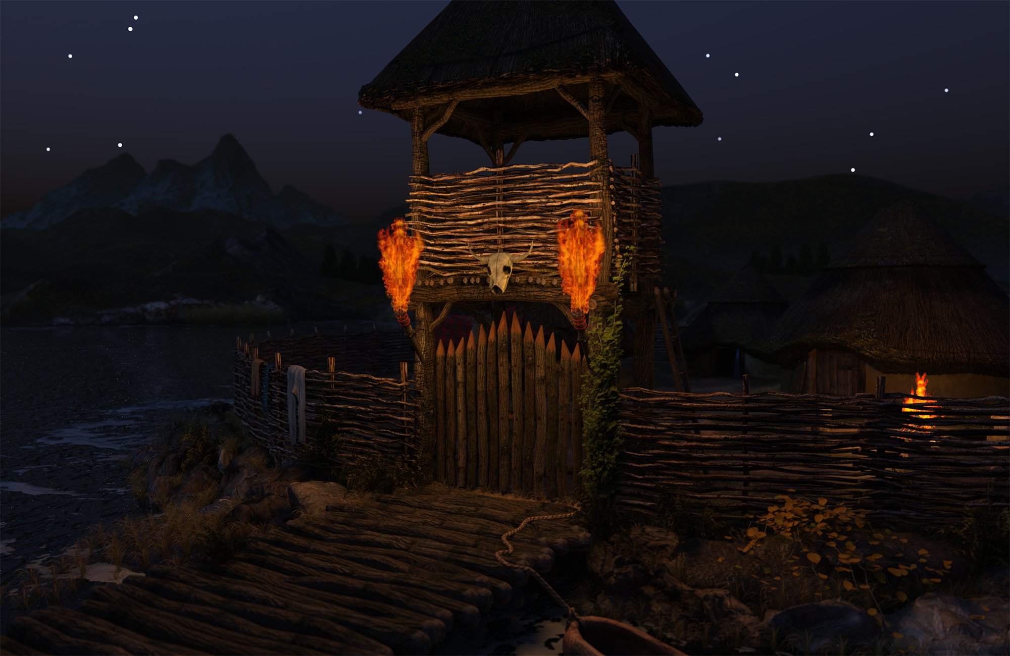 A Celtic Crannog on Lough Ea A Celtic Crannog on Lough Ea by: Meshitup, 3D Models by Daz 3D