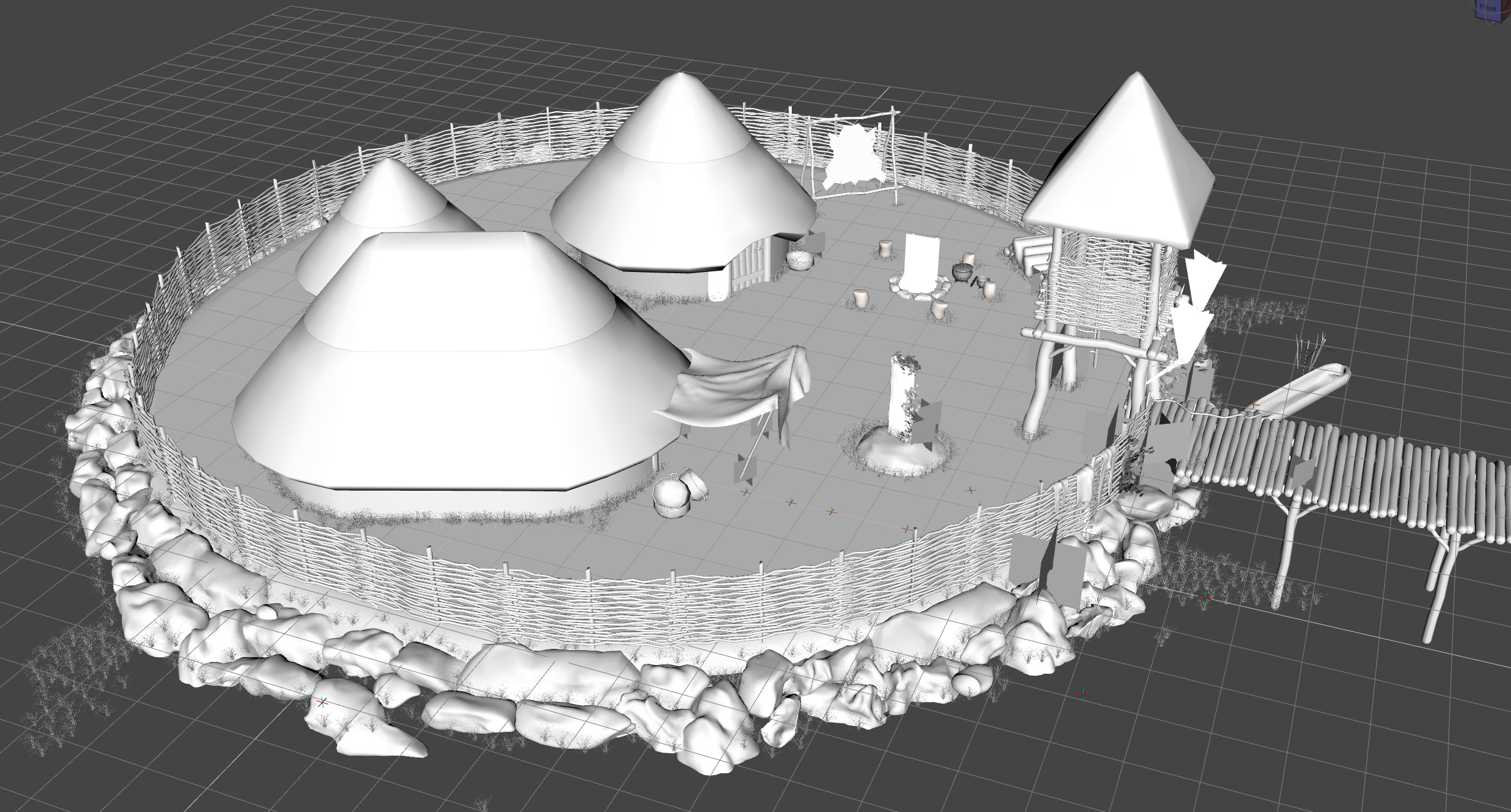 A Celtic Crannog on Lough Ea by: Meshitup, 3D Models by Daz 3D