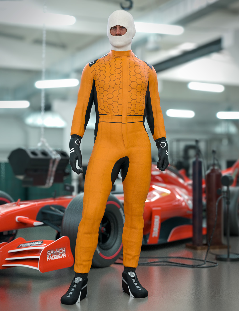 Fermion Racing Suit for Genesis 8 Male(s) by: Aave Nainen, 3D Models by Daz 3D
