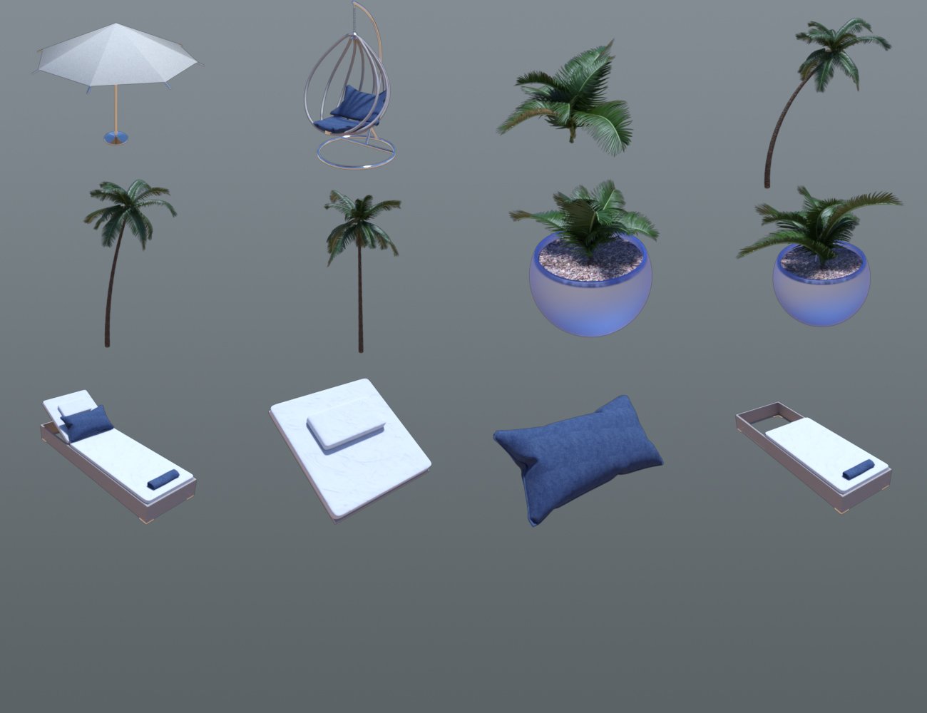 Island Beach Resort - Beach Pool Villa Island Beach Resort - Beach Pool Villa by: Modu8, 3D Models by Daz 3D