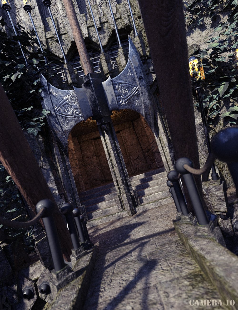Dwarven Fantasy Entrance Dwarven Fantasy Entrance by: ForbiddenWhispersDavid Brinnen, 3D Models by Daz 3D