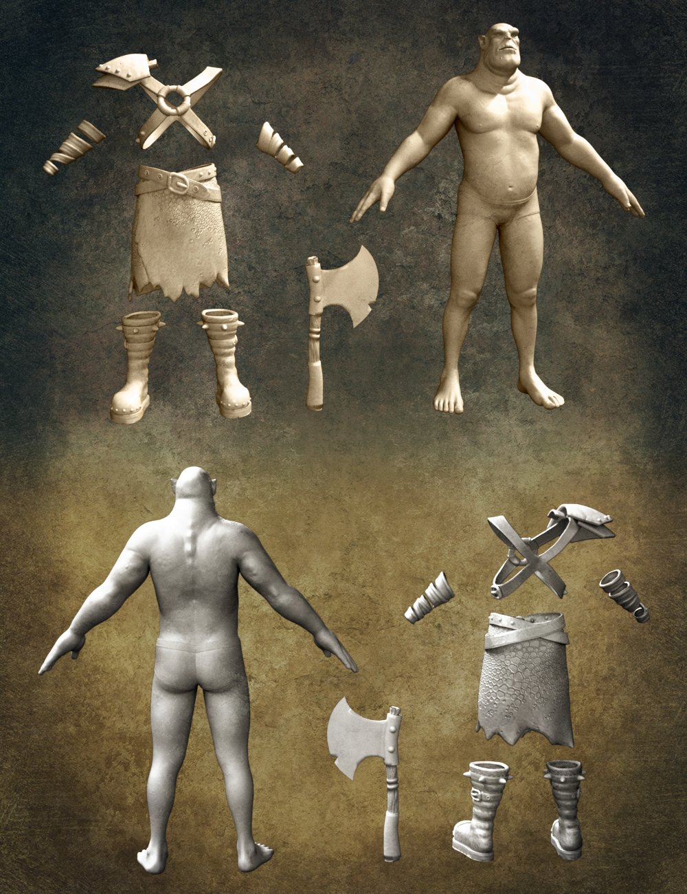 Greenzkin Orc and Outfit for Genesis 8 Male Greenzkin Orc and Outfit for Genesis 8 Male by: Troglo3D, 3D Models by Daz 3D