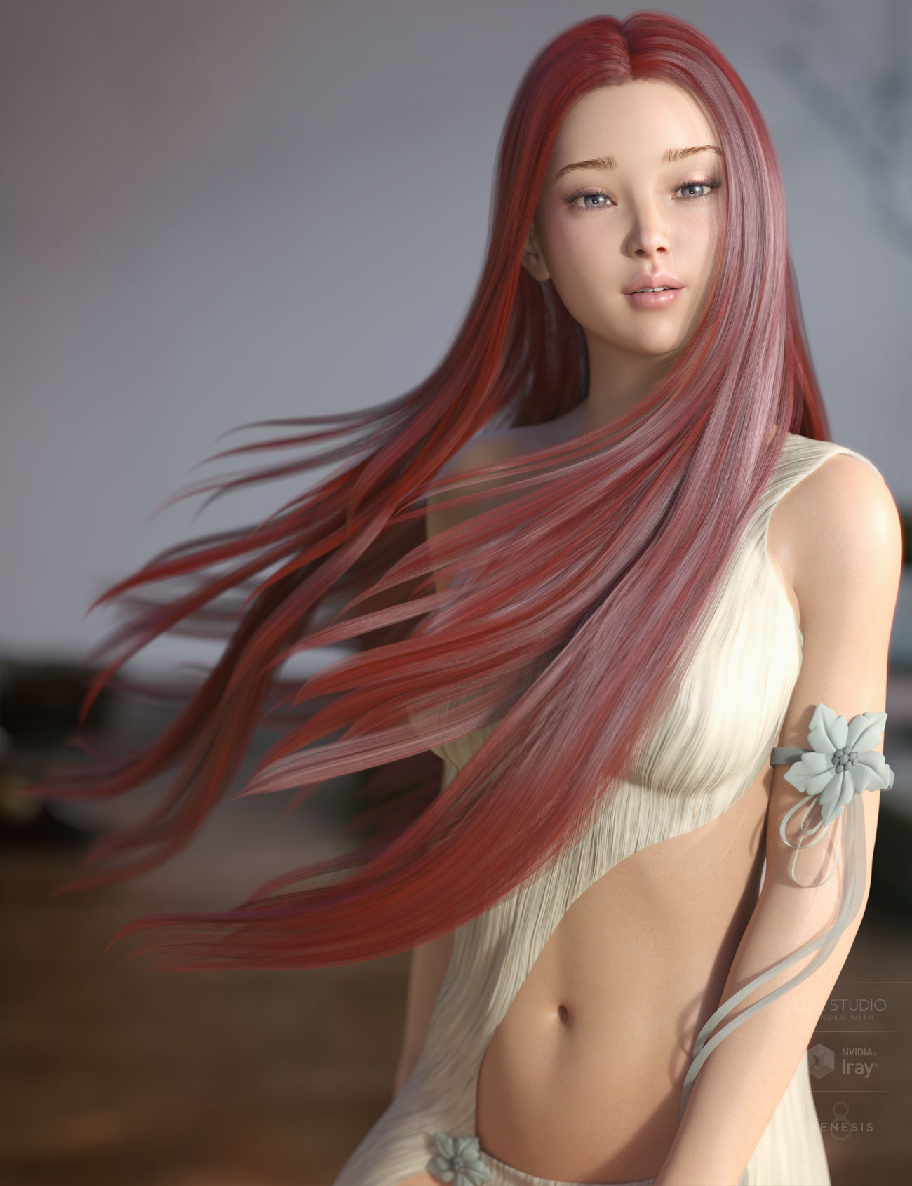 Neve Hair for Genesis 3 and 8 Females Neve Hair for Genesis 3 and 8 Females by: AprilYSH, 3D Models by Daz 3D