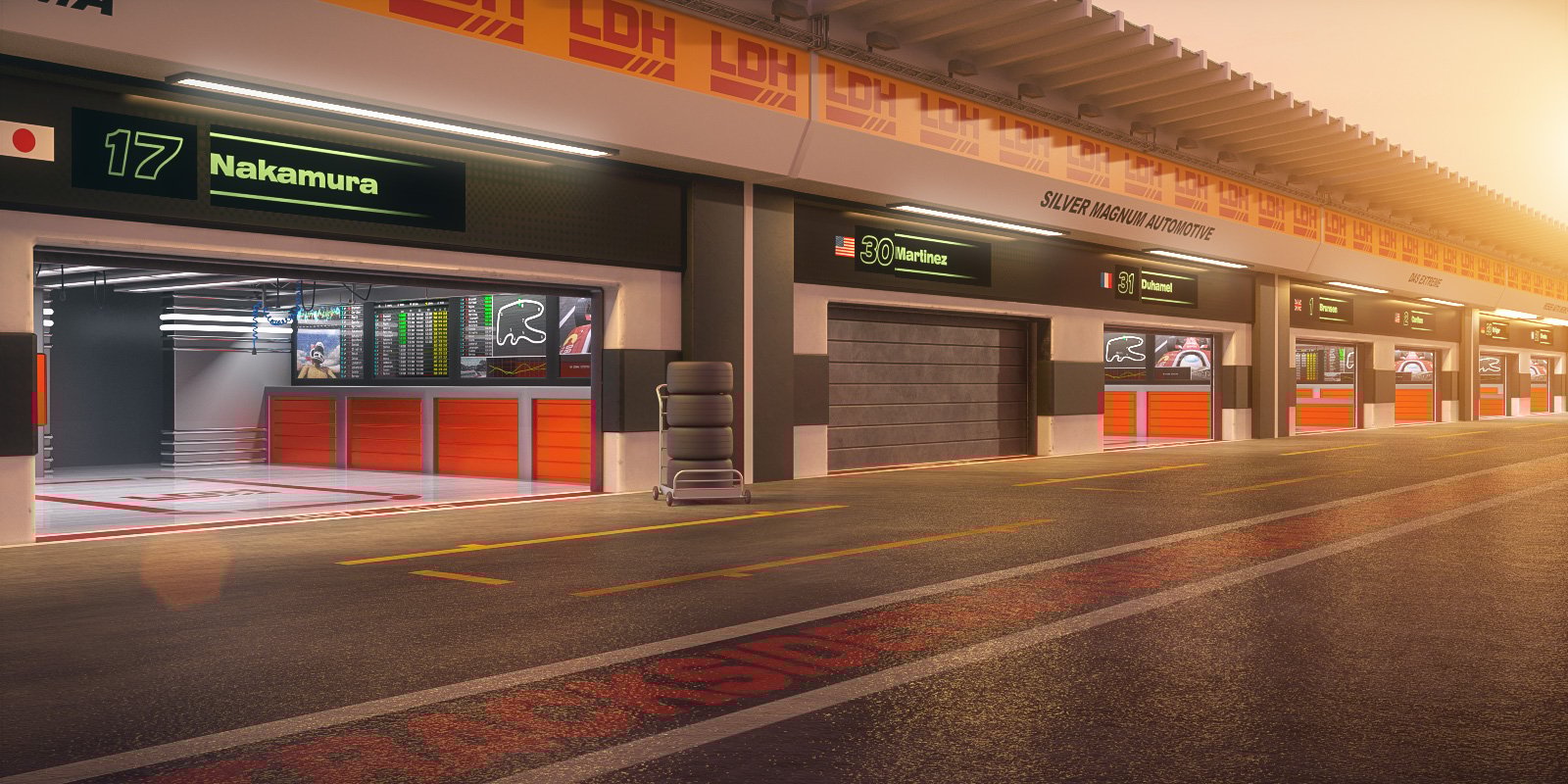 Pit Lane Garage Pit Lane Garage by: Predatron, 3D Models by Daz 3D