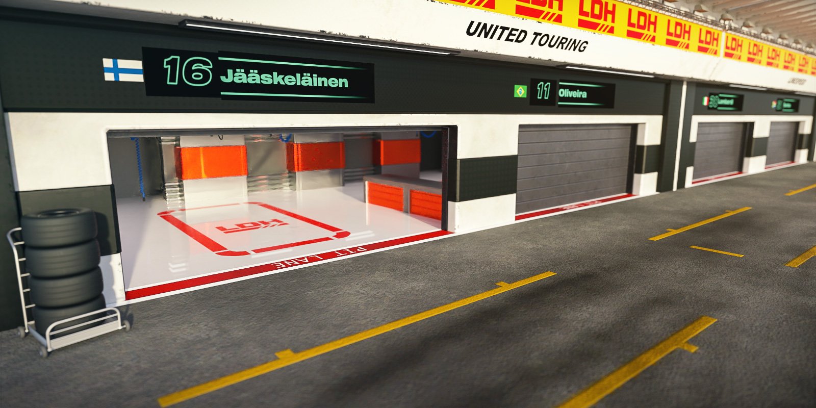 Pit Lane Garage by: Predatron, 3D Models by Daz 3D