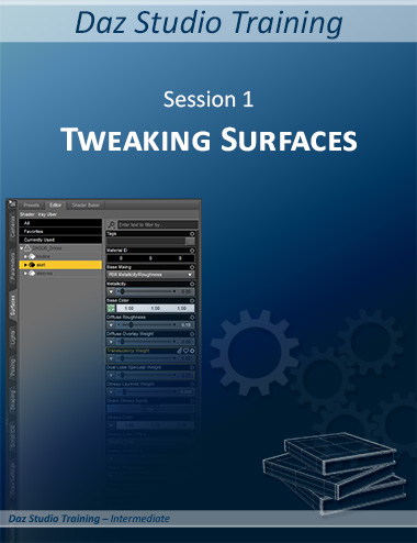Daz Studio Training Intermediate 01 - Tweaking the Surfaces by: esha, 3D Models by Daz 3D