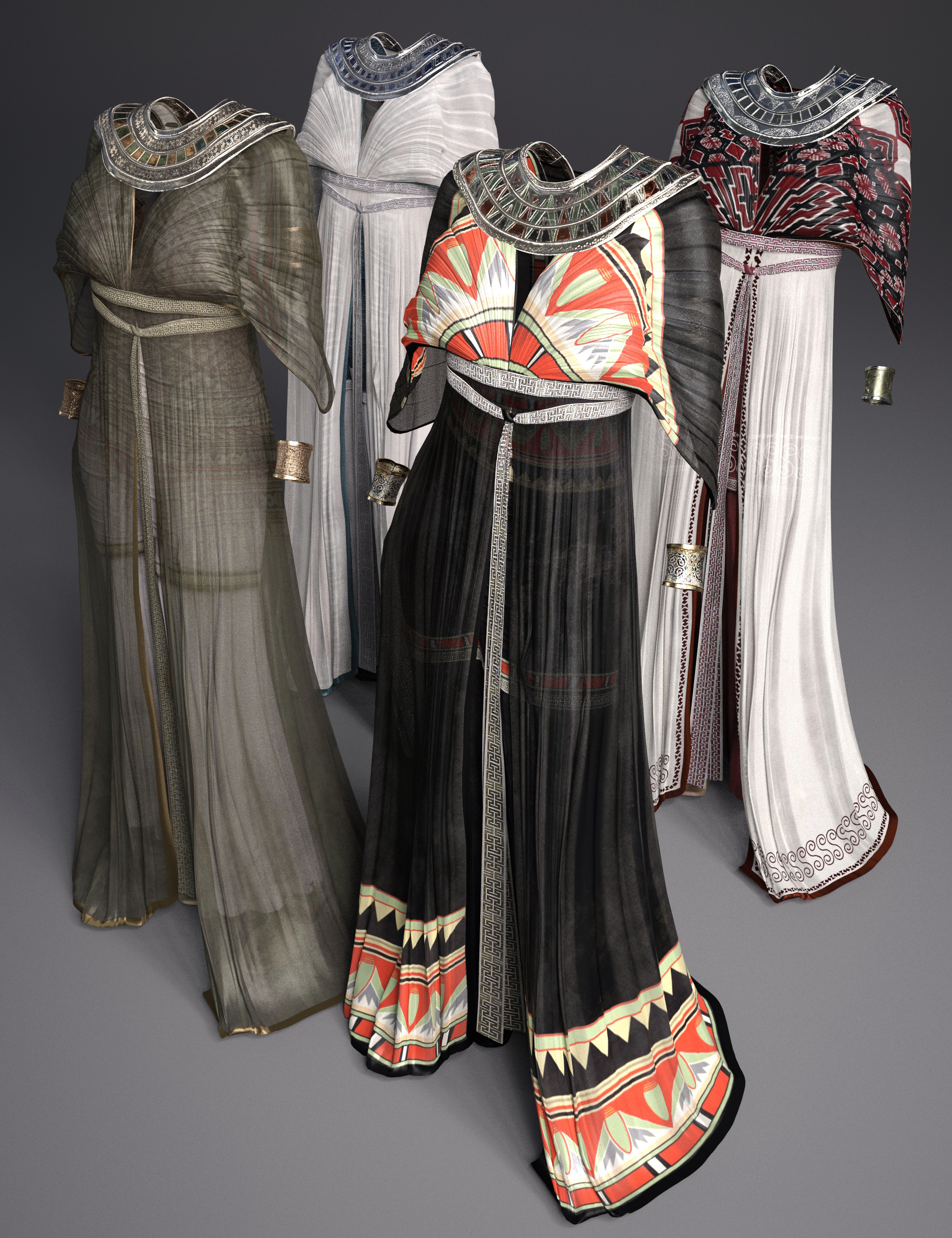 dForce Hemet-nisut Outfit Textures by: Shox-Design, 3D Models by Daz 3D