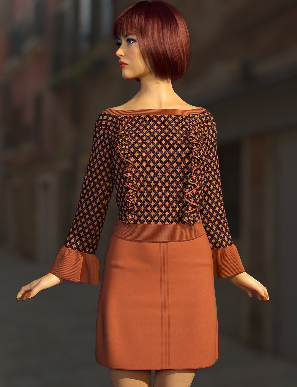 dForce Jenna Outfit for Genesis 8 Females dForce Jenna Outfit for Genesis 8 Females by: Nelmi, 3D Models by Daz 3D