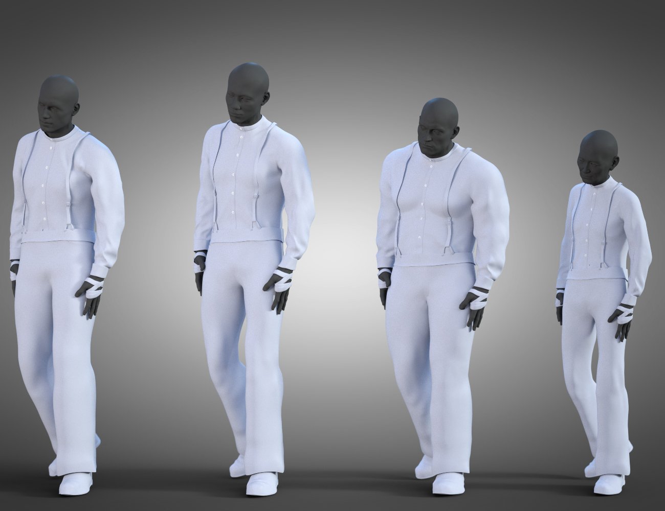 dForce Grit Outfit for Genesis 8 Males by: Barbara BrundonAnna Benjamin, 3D Models by Daz 3D