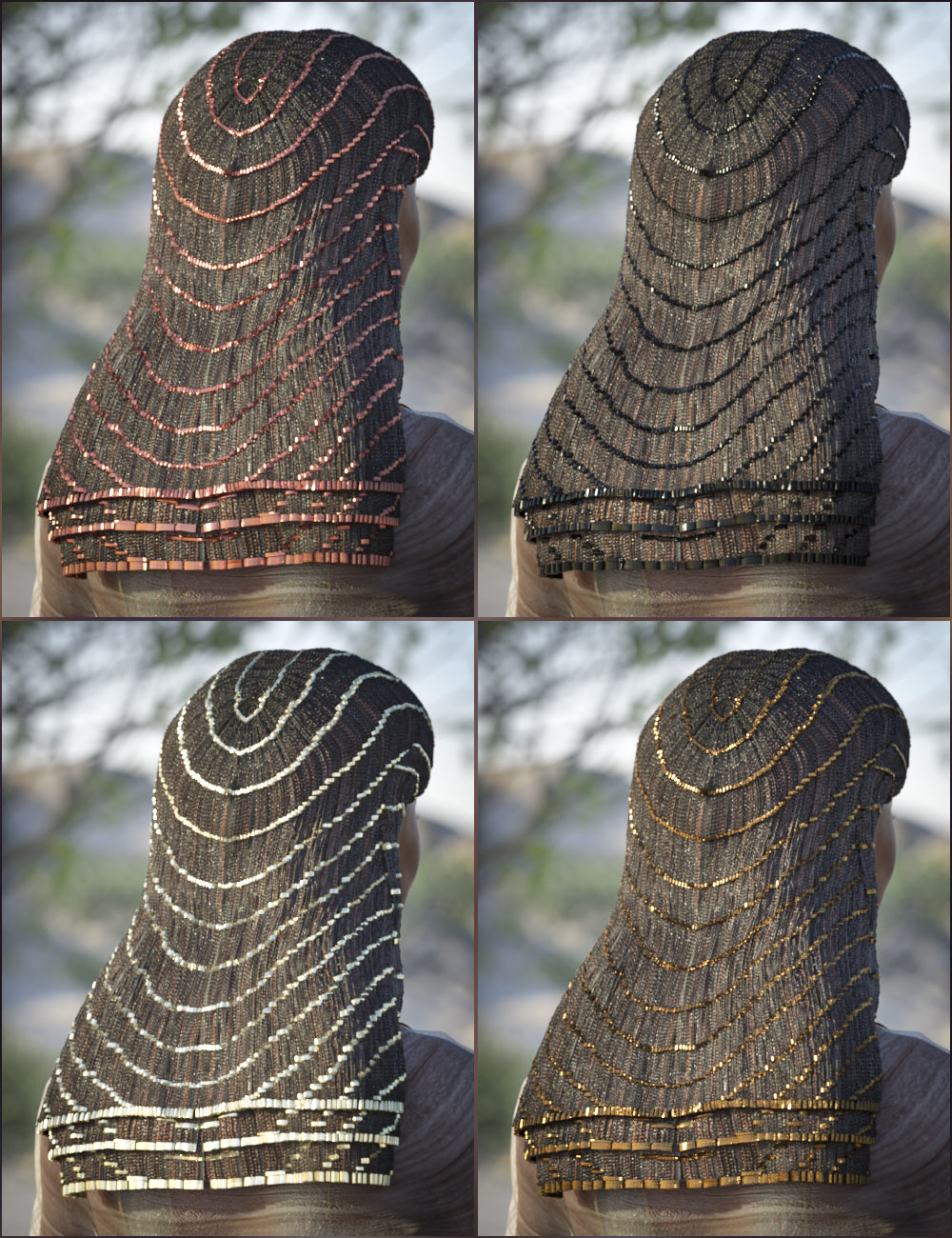 Hemet-Nisut Hair Textures by: , 3D Models by Daz 3D