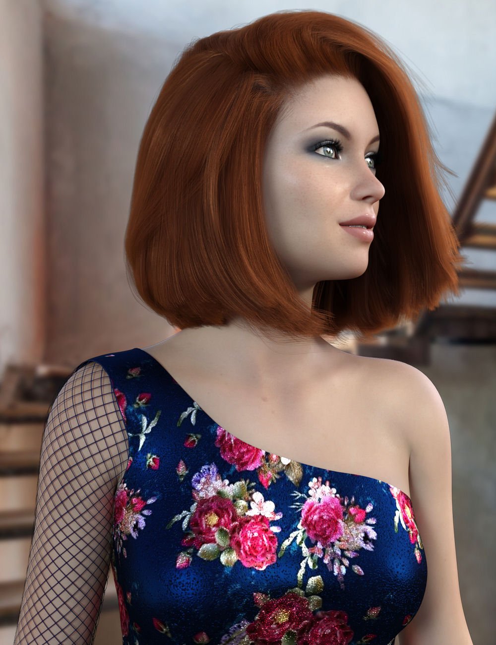 Dforce Maureen Hair For Genesis 8 Females Daz 3d 6263