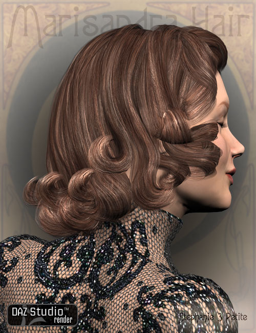 Marisandra Hair by: AprilYSH, 3D Models by Daz 3D