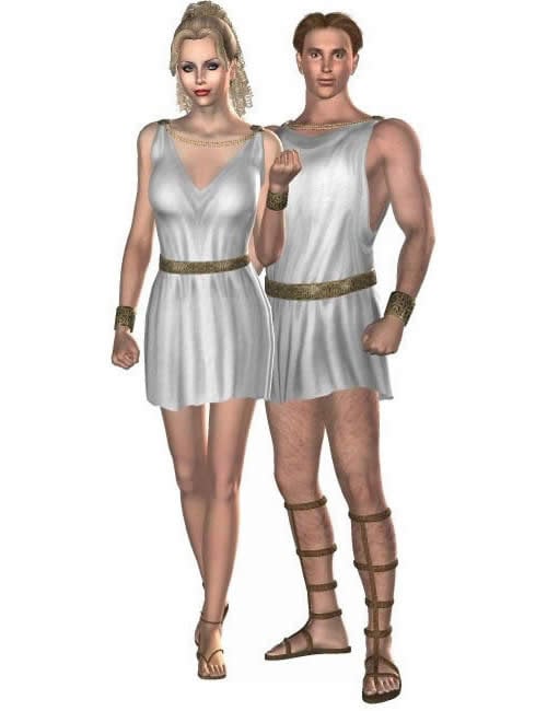 Olympian Conforming Clothing for Victoria and Michael by: , 3D Models by Daz 3D