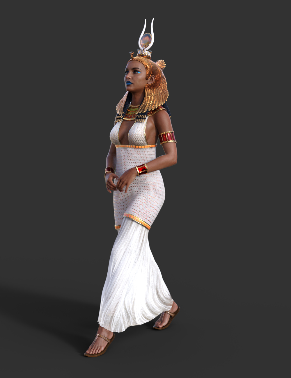 Pharaoh Animations for Genesis 8 Female and Twosret 8 by: ThreeDigital, 3D Models by Daz 3D