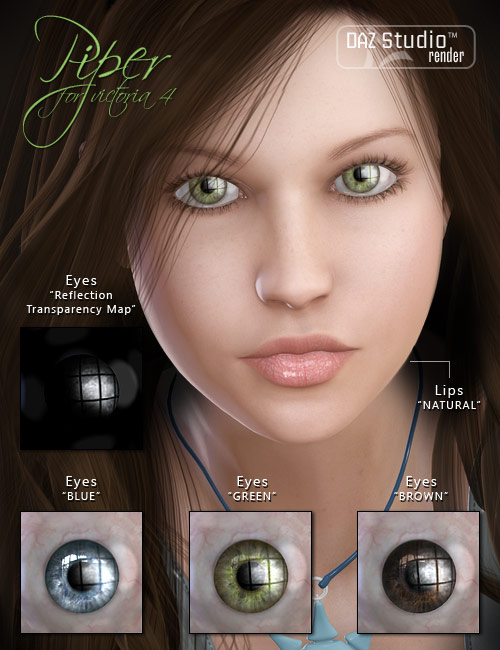 Piper for V4 Piper for V4 by: , 3D Models by Daz 3D