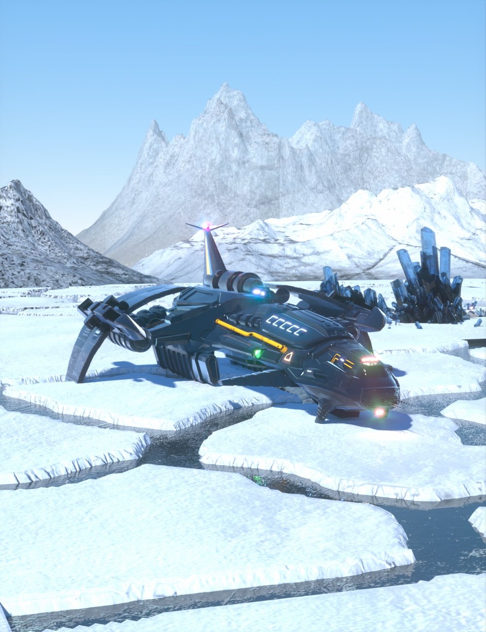 X 300 Star Chaser Starship X 300 Star Chaser Starship by: AcharyaPolina, 3D Models by Daz 3D