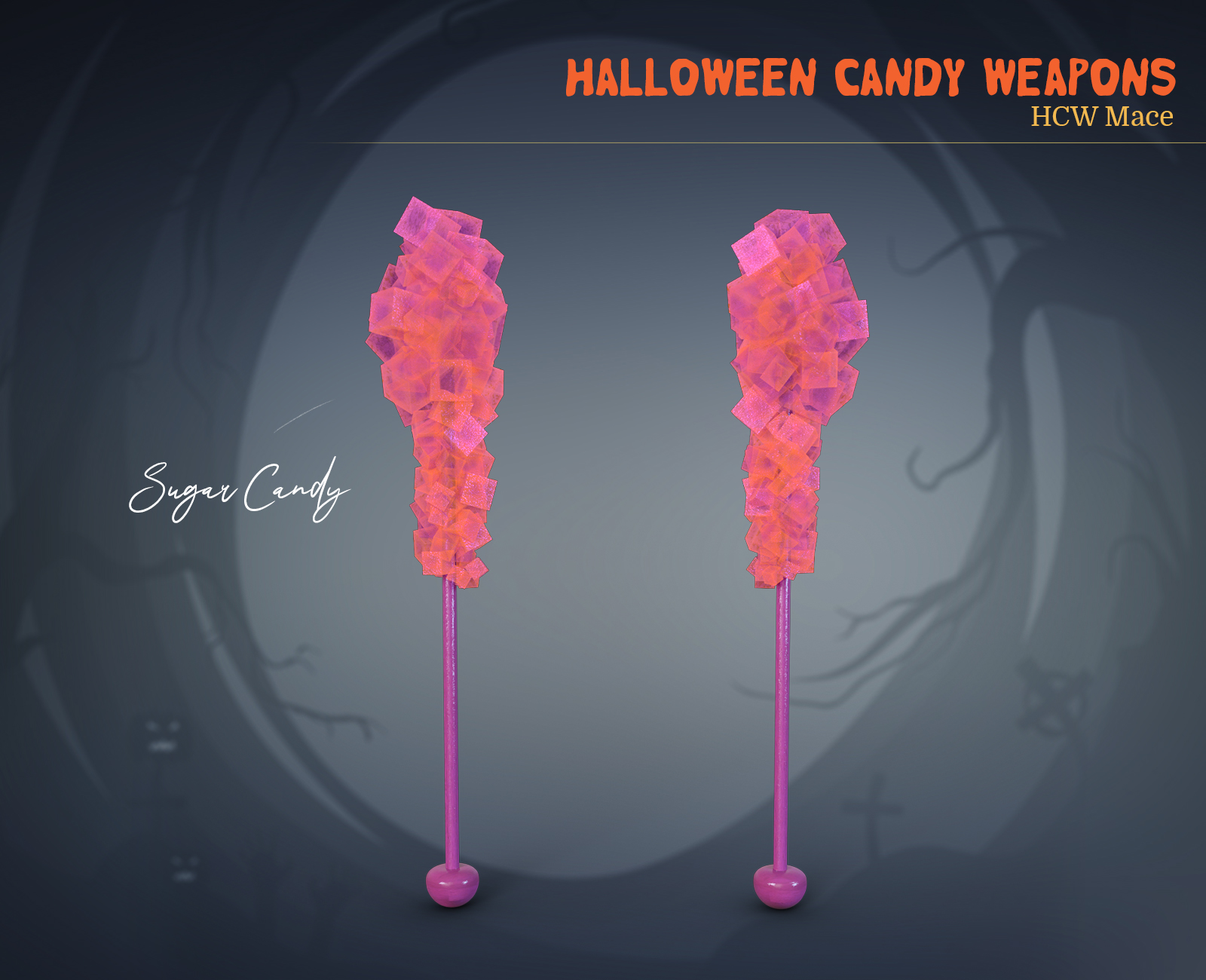 Halloween Candy Weapons for Genesis 8 Halloween Candy Weapons for Genesis 8 by: EsidFenixPhoenix, 3D Models by Daz 3D