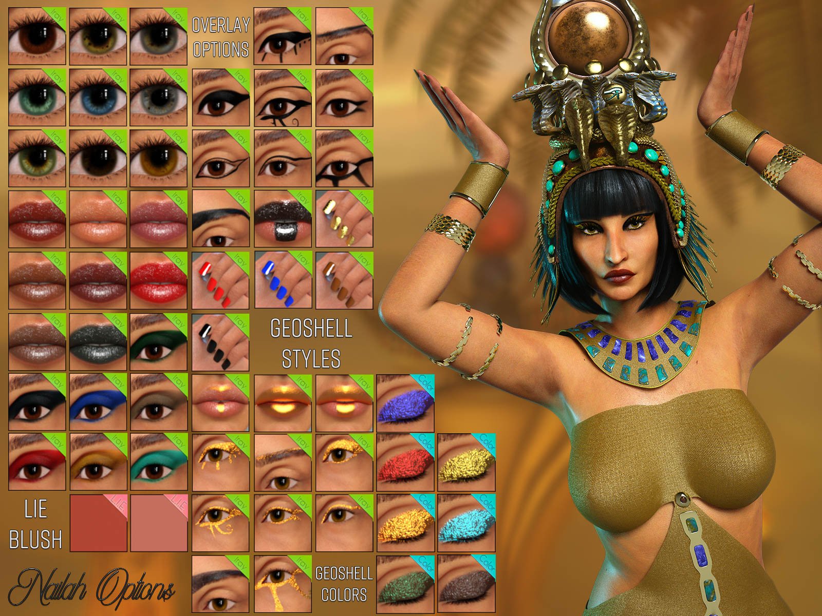 Nailah for Genesis 8 Female by: TwiztedMetal, 3D Models by Daz 3D