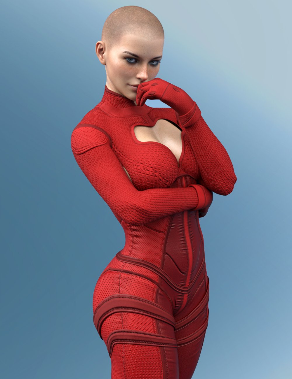 X-Fashion Sci Bodysuit 09 for Genesis 8 Females by: xtrart-3d, 3D Models by Daz 3D