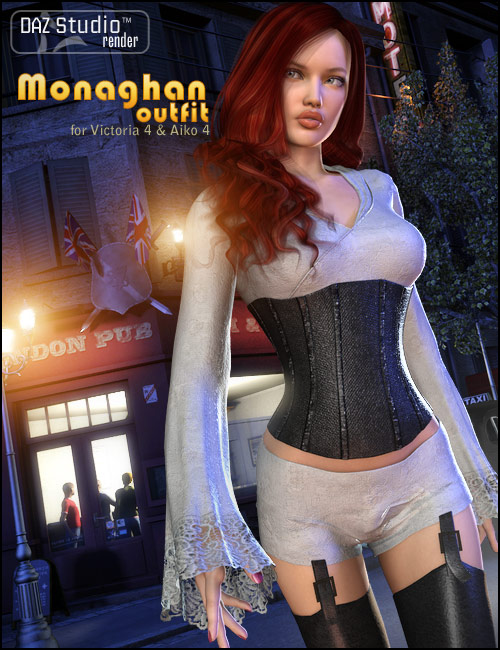 Monaghan Outfit by: SarsaXena, 3D Models by Daz 3D