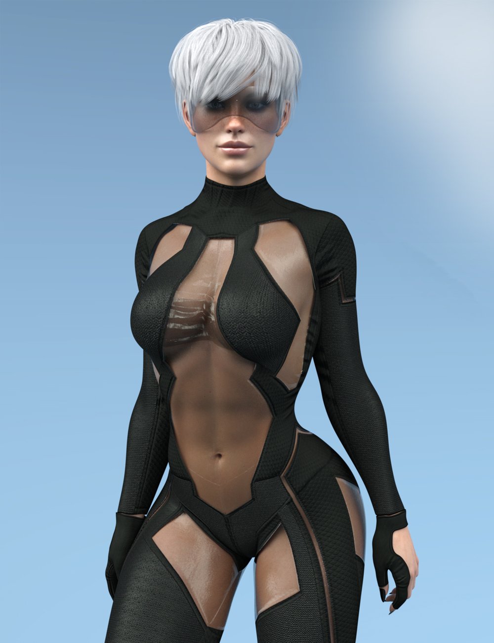 X-Fashion MK Bodysuit for Genesis 8 Females by: xtrart-3d, 3D Models by Daz 3D