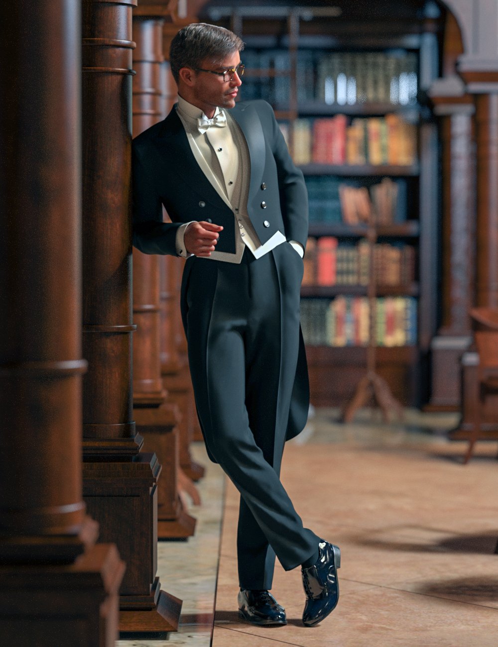 PRZ White Tie Outfit for Genesis 8 Male(s) PRZ White Tie Outfit for Genesis 8 Male(s) by: Protozoon, 3D Models by Daz 3D